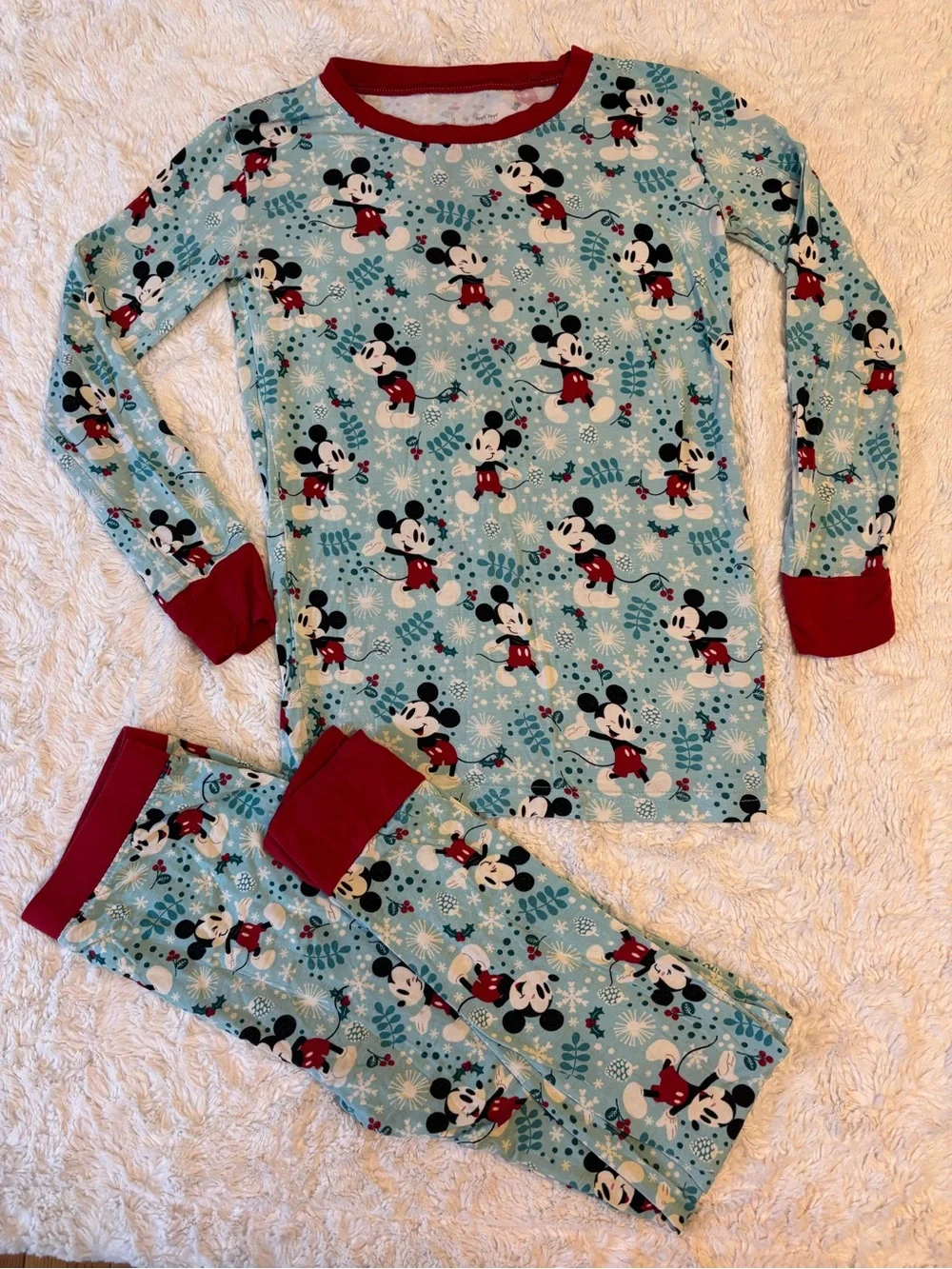 Little Sleepies  Mickey Christmas Pajama Set